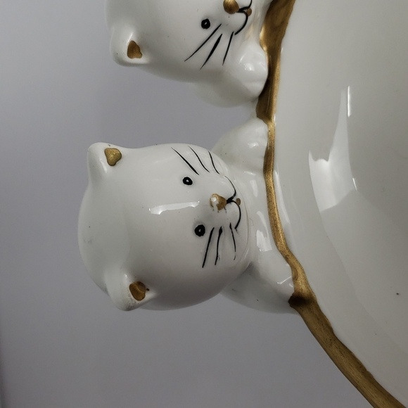 GAC. Ceramic 3 Kittiens Trinket Dish - Picture 2 of 9